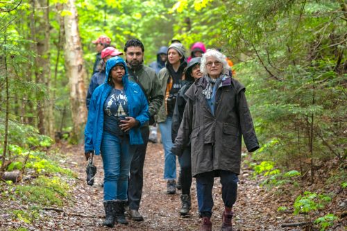 Photo 2 courtesy of New York State Department of Parks, Recreation and Historic Preservation: Giselle Pemberton of the New York City Bird Alliance, left, leads a bird walk at last year's Black Birders Week event at John Brown Farm in Lake Placid, hosted by the Adirondack Diversity Initiative, John Brown Lives!, and New York State Department of Parks, Recreation and Historic Preservation.